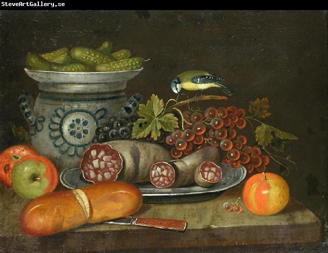 unknow artist Still life with sausages